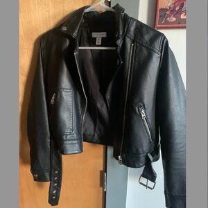 Top shop faux leather jacket
